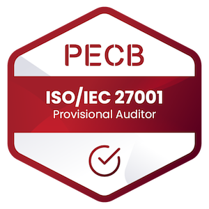 PECB ISO/IEC 27001 Provisional Auditor badge